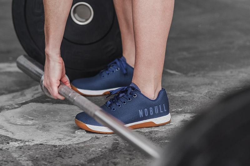 Women's Nobull Gum Trainers Navy | SG Q3065M